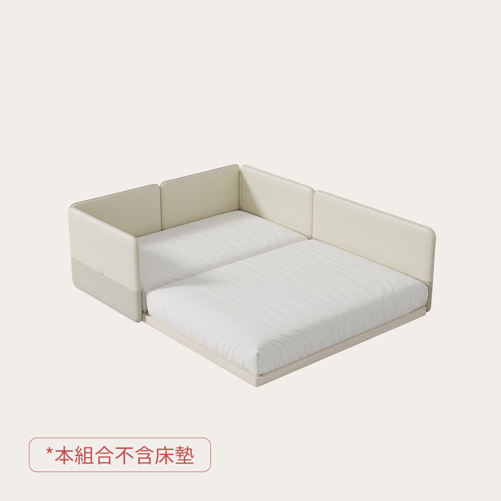 CUSINO 親子床組(三面擋板型,無床腳)