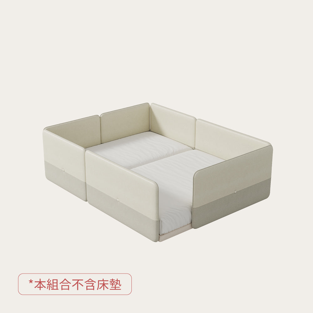 CUSINO 親子床組(防撞擋板型,無床腳)
