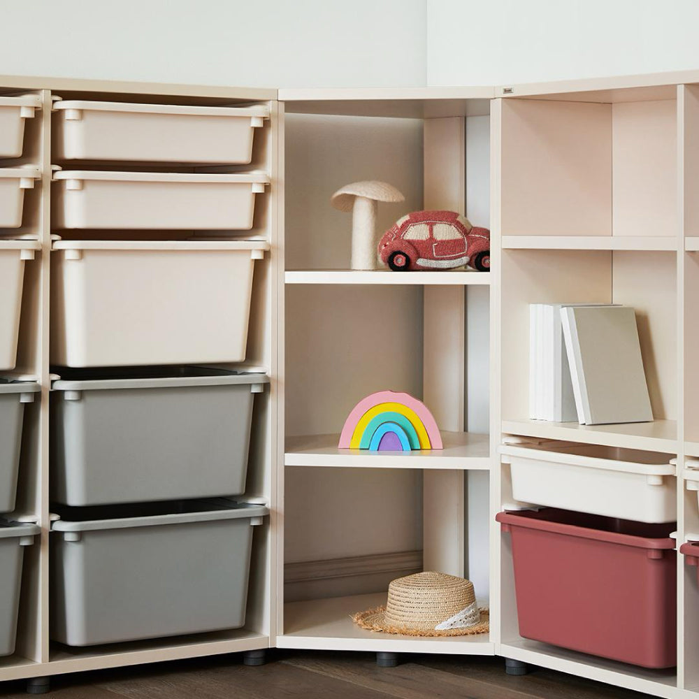 EDDI KIDS 轉角收納櫃(3層|需搭配主櫃使用)