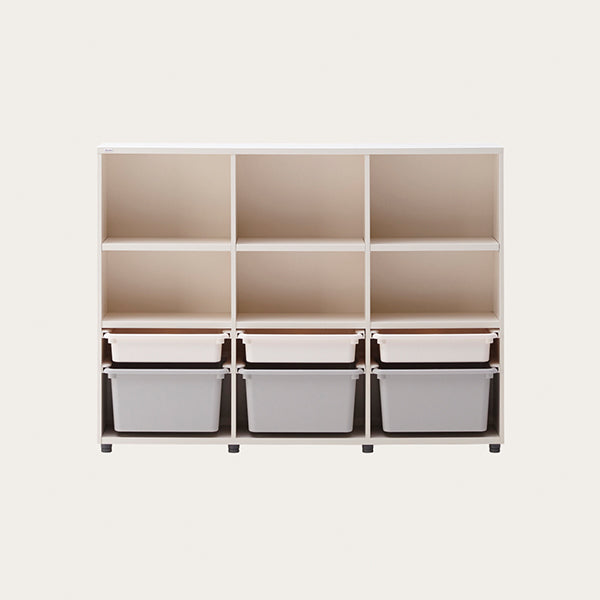 1400型 3層收納櫃 (附6個收納盒)