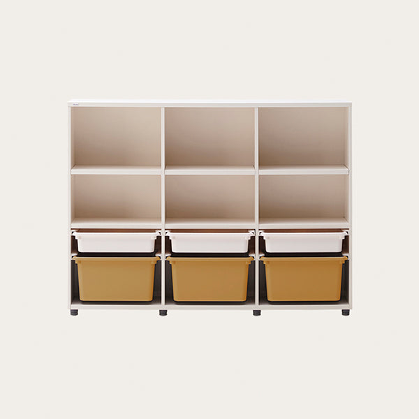 1400型 3層收納櫃 (附6個收納盒)