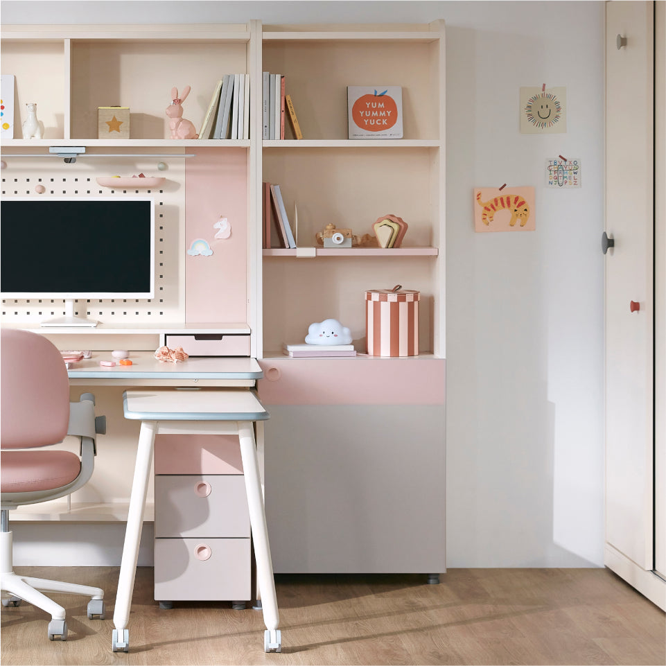 Linki Plus 600型 6層書櫃 (附集線孔)