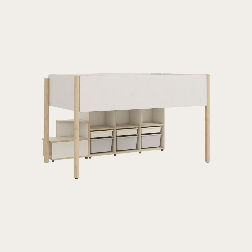 DOODLE 兒童上下舖 C 隱藏階梯櫃型 (含下方照明)
