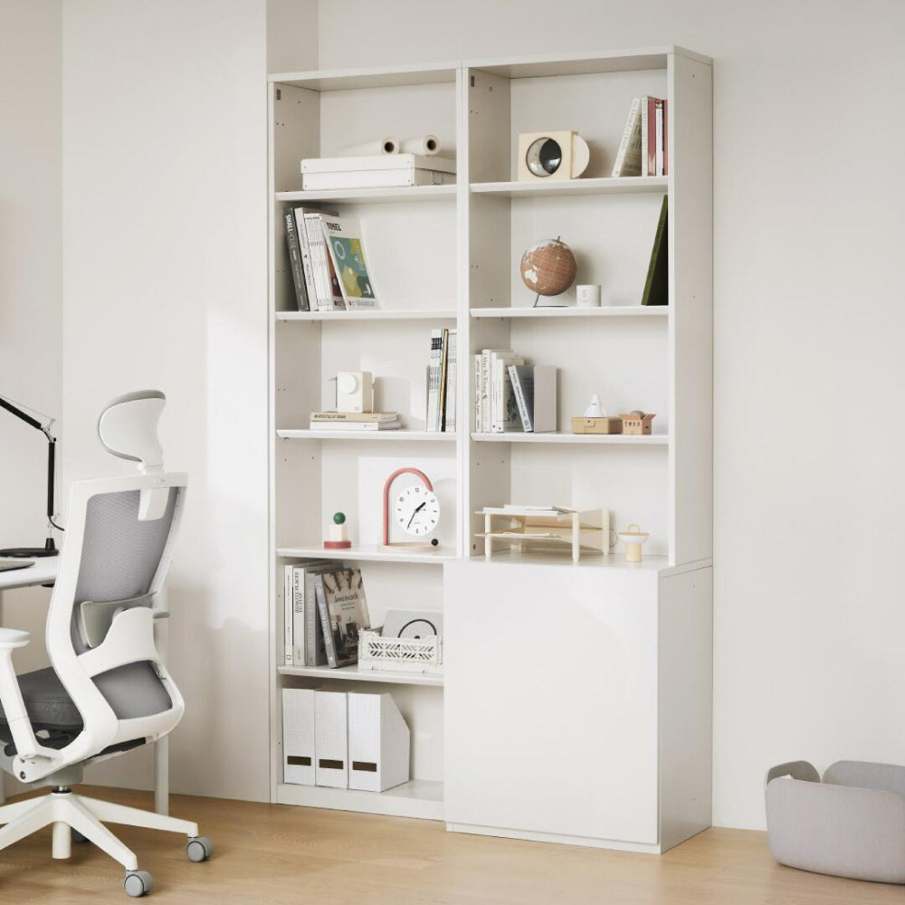 NEWT 六層書櫃 (下方門板型)