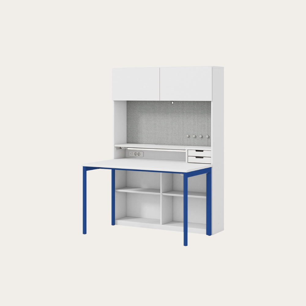 NEWT 學生書桌 (五層收納櫃含門片)