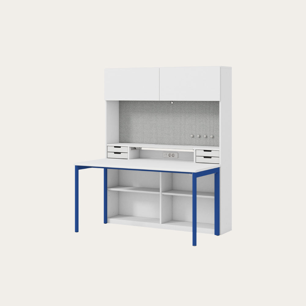 NEWT 學生書桌 (五層收納櫃含門片)