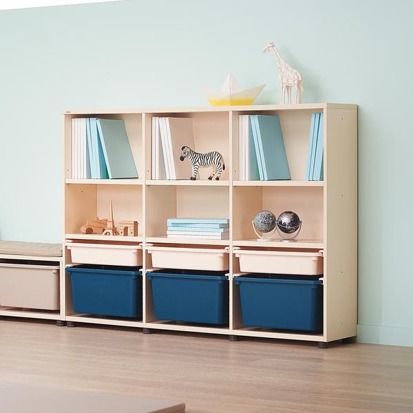 1400型 3層收納櫃 (附6個收納盒)