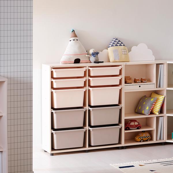 EDDI KIDS 950型 3層收納櫃 (附10個收納盒)