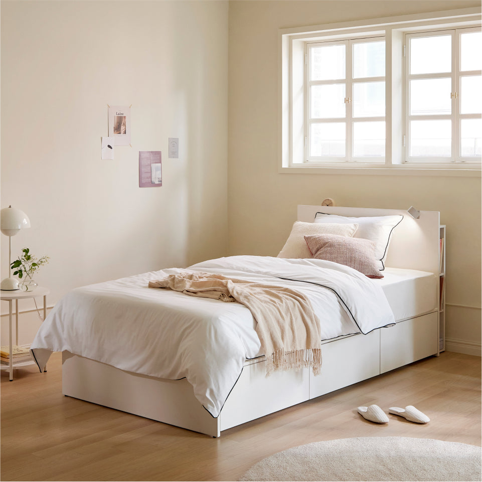 VANTT 單人加大收納床架