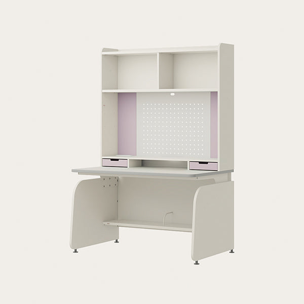 Linki Plus 1200型 4層側板型書桌組 (螢幕架款/層架款, 防撞邊條,含LED)