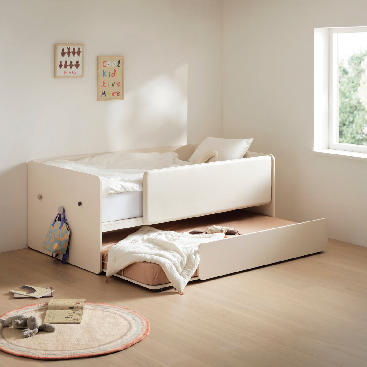 EDDI KIDS 雙層滑動式兒童床架 (單人加大)